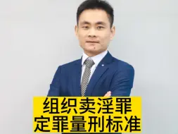 Download Video: 组织卖淫罪定罪量刑标准