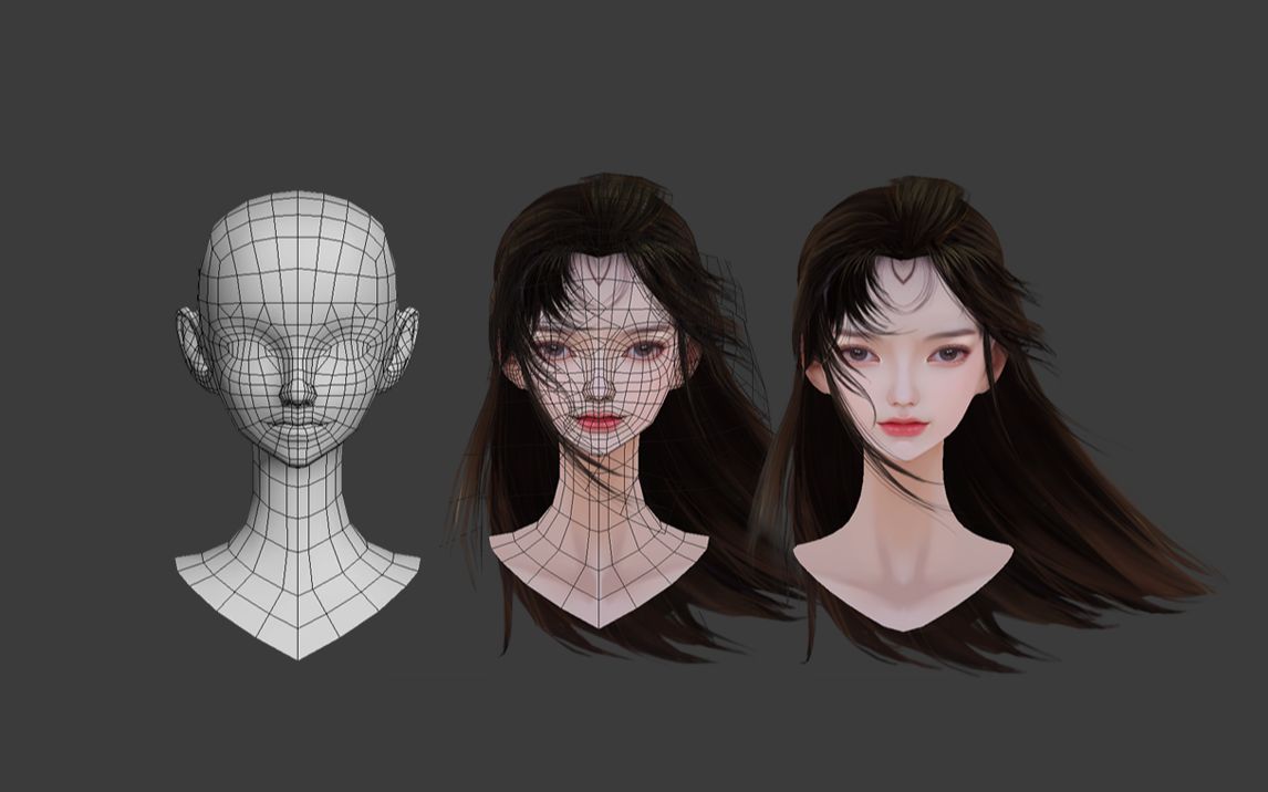 3dmax人物建模,风格化手绘人物模型制作,从拉box开始教你