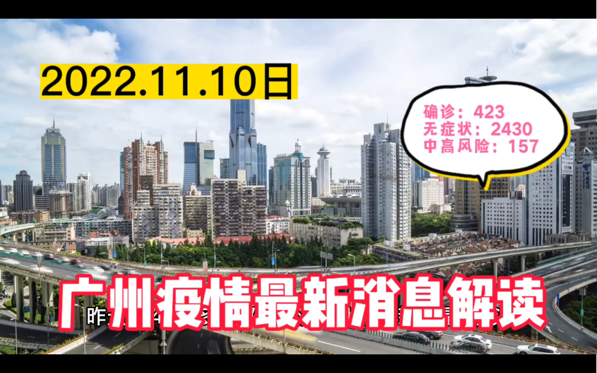 广州疫情最新消息单日新增2500例,疫情快速传播8区暂停线下教学哔哩哔哩bilibili