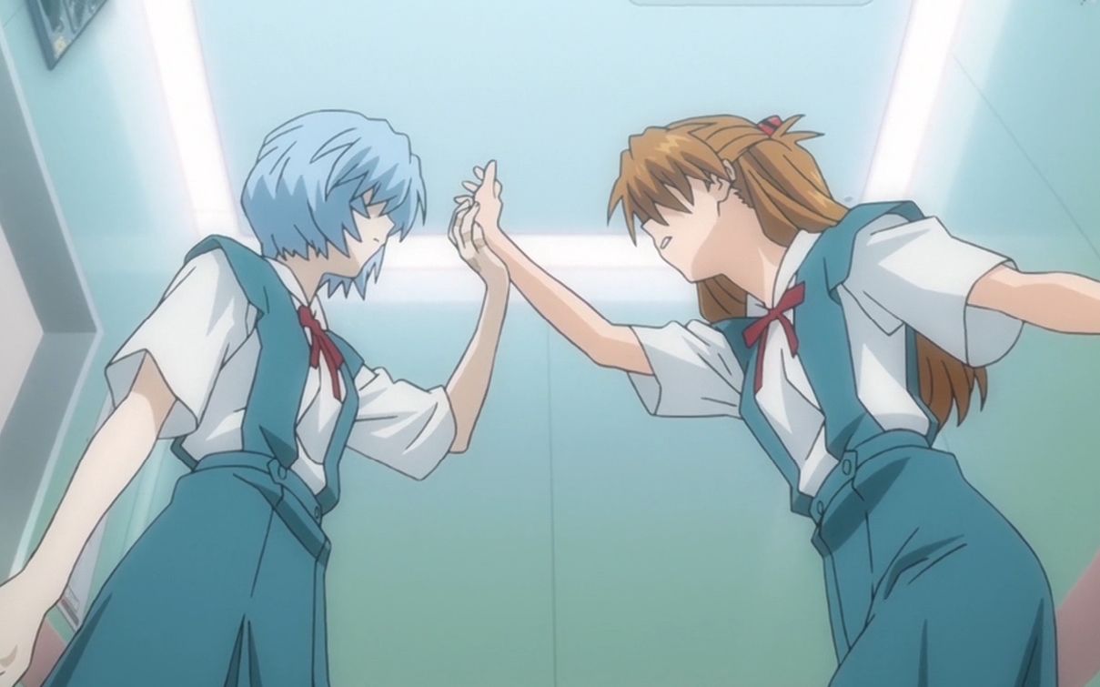 绫波丽为真嗣对明日香大打出手