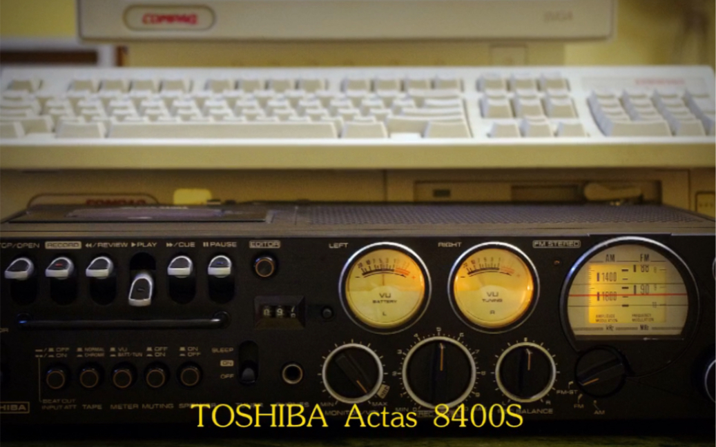 东芝磁带收音背包机TOSHIBA 8400S测试(曲目:周慧敏《最爱》)Victor Studio哔哩哔哩bilibili