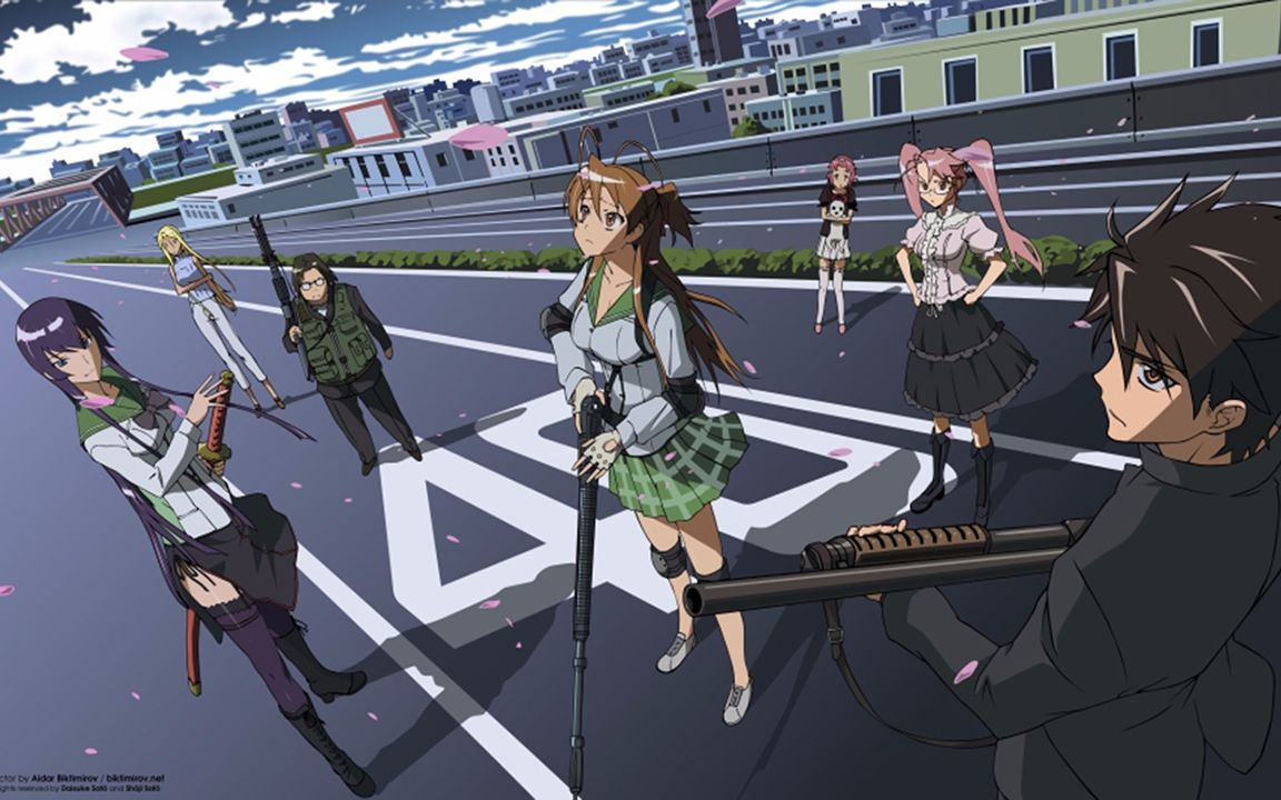 用进击的巨人打开学园默示录一个新的op诞生了