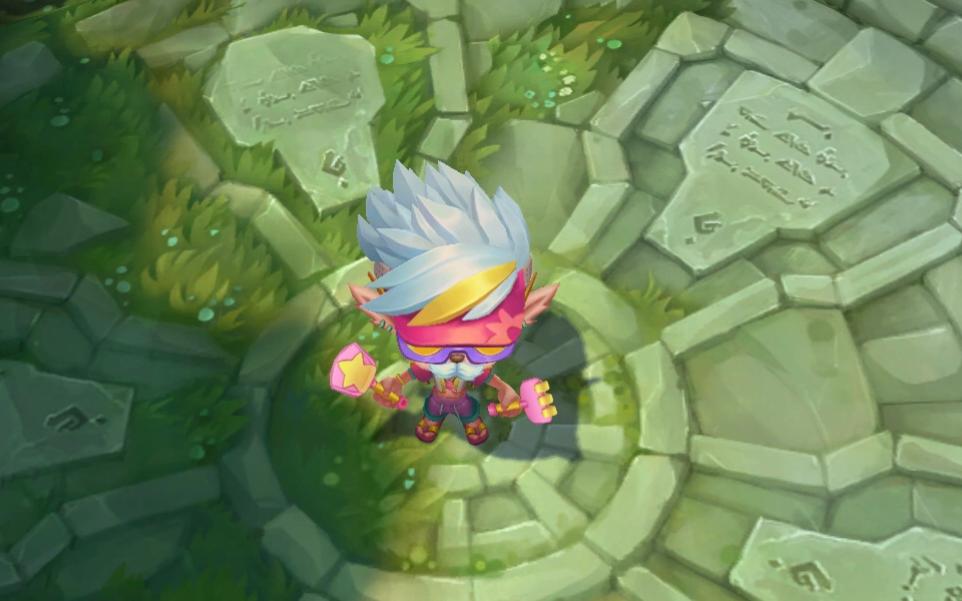 【lol】大头泳池派对热恋海滩炫彩皮肤演示