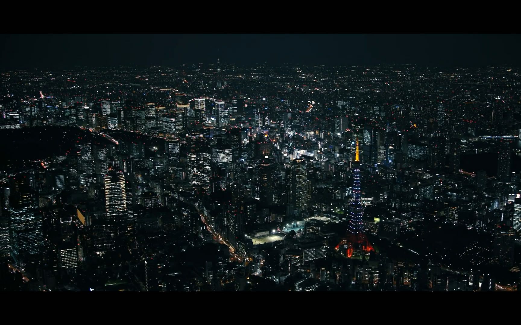 静谧的东京夜景-tokyo from above