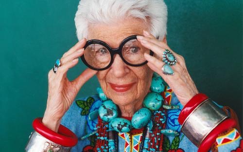 【我爱的时尚老奶奶】iris apfel 时尚可以学但风格你是学不来地