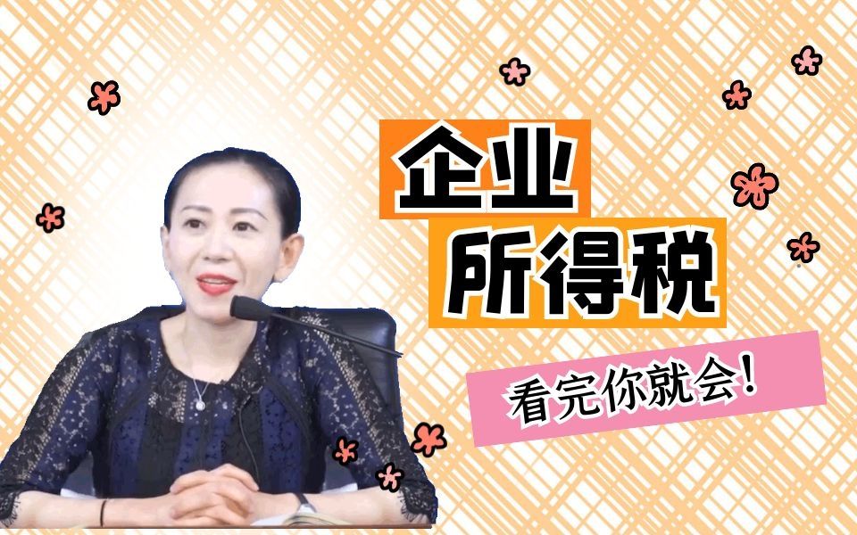 企业所得税,看完你就会!哔哩哔哩bilibili