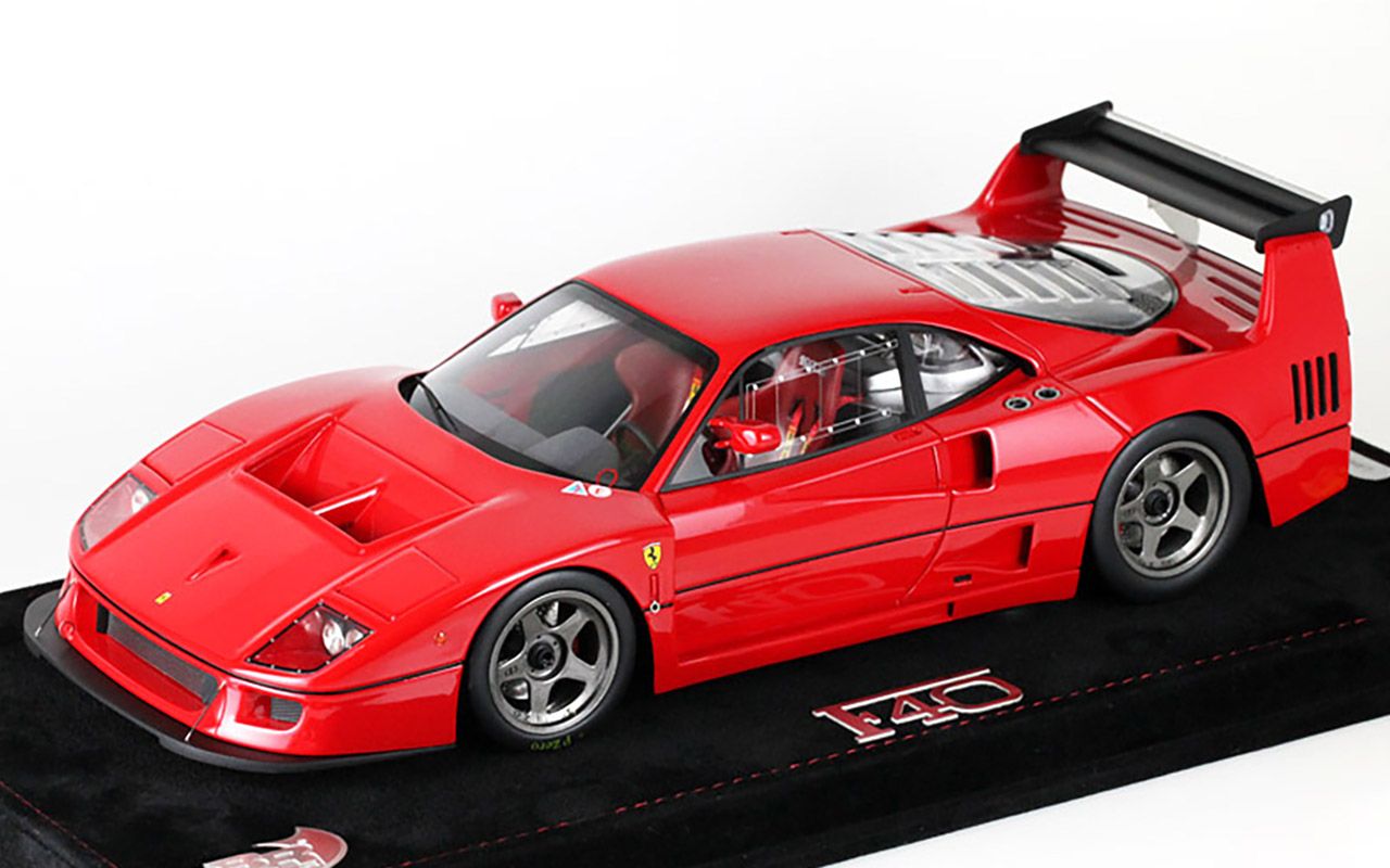 【汽车模型】bbr 1:18 法拉利 f40 lm 1990年(限量版)_哔哩哔哩_bili