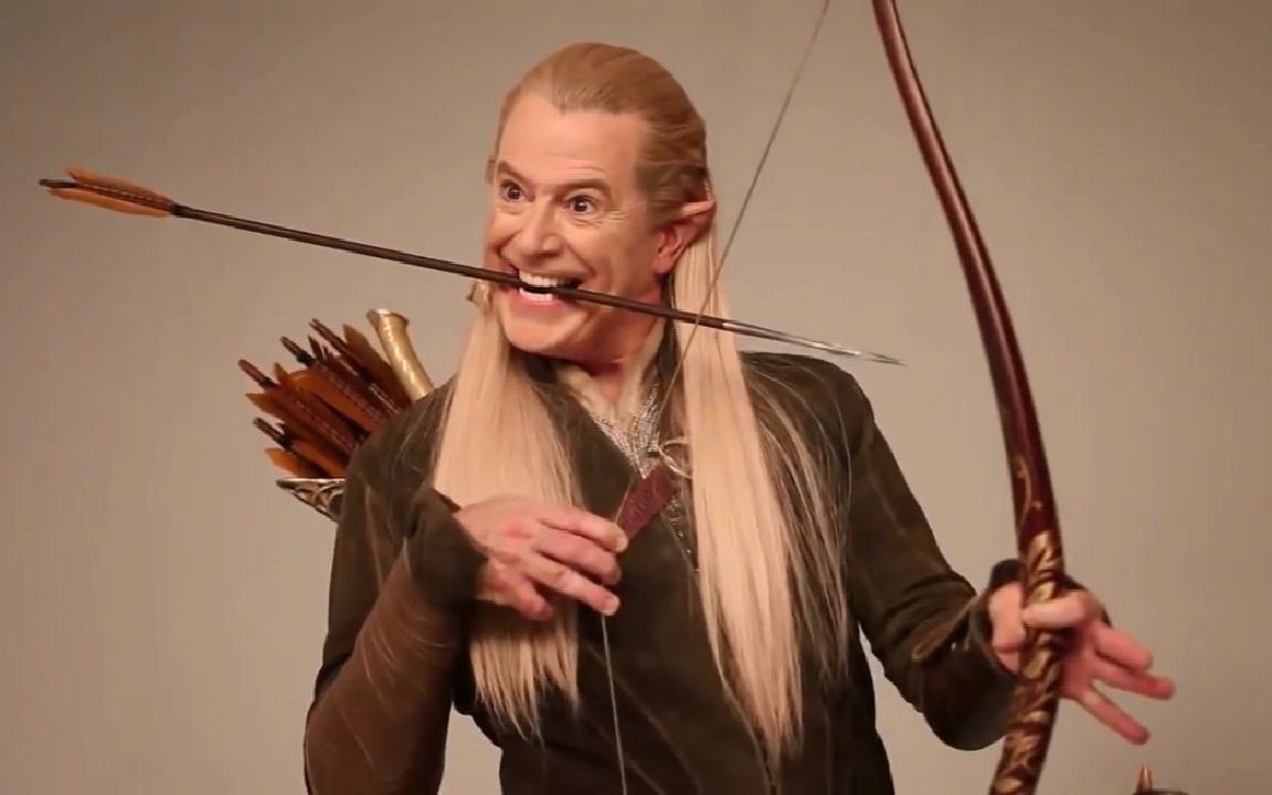 死忠粉扣扣熊cos霍比特人一票角色