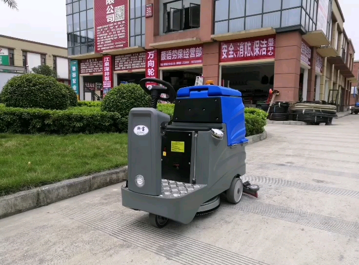 贺州电动洗地机柳宝驾驶式拖地机工厂车间使用擦地机