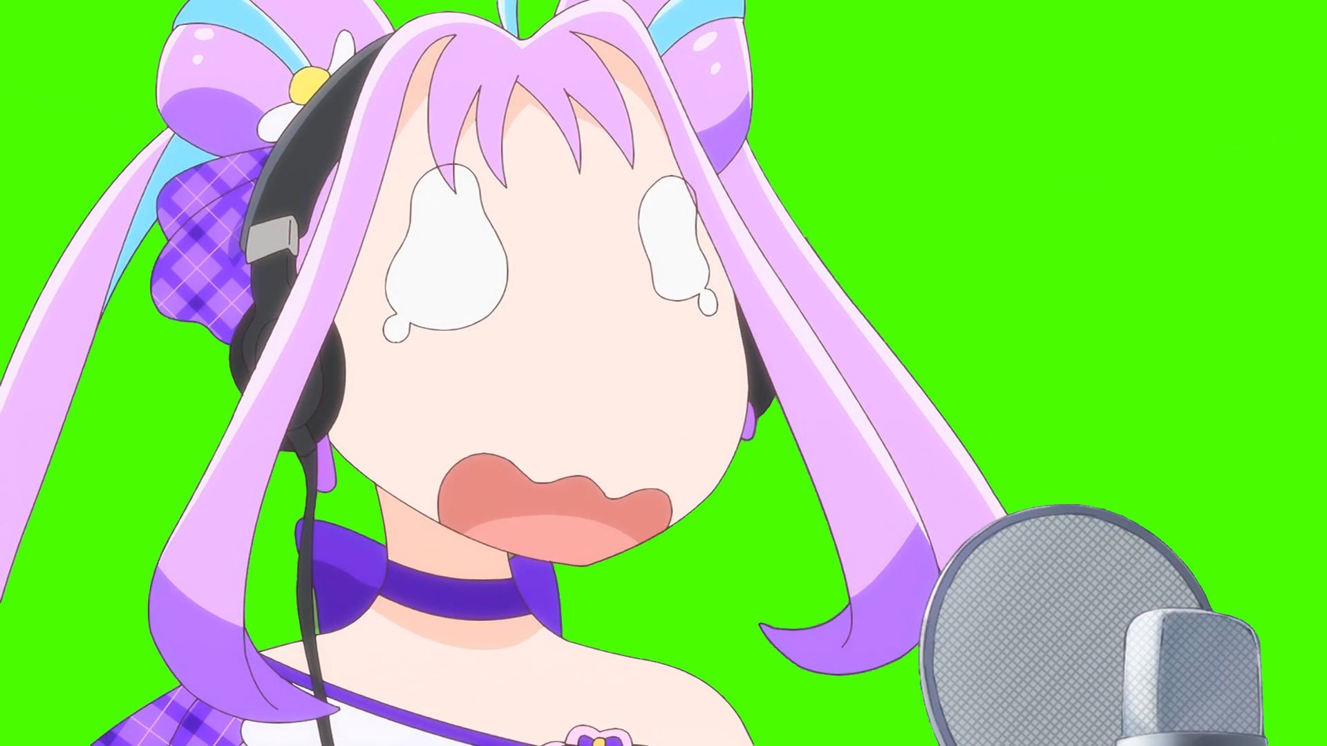 光之美少女绿幕素材