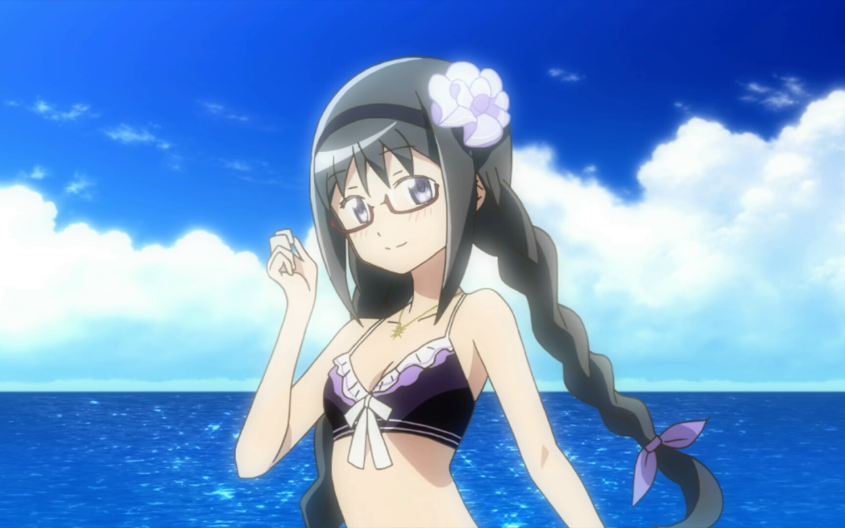 【魔法纪录】国服晓美焰(泳装.ver)5星满觉醒 满孔纪念(真爱厨力放出)