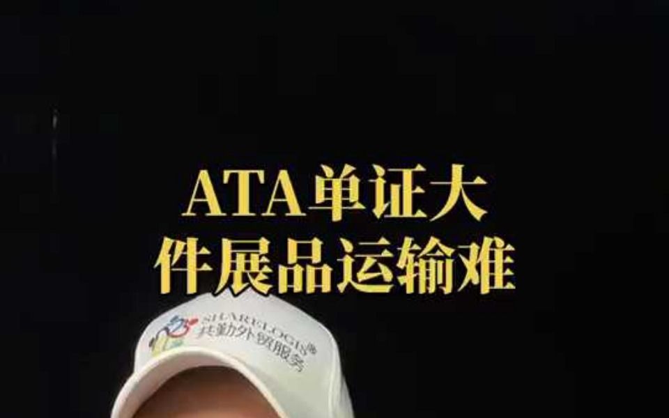 ATA单证大件展品运输难哔哩哔哩bilibili