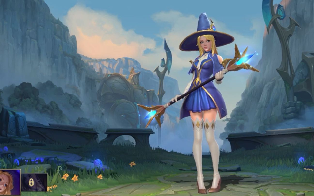 [图]LOL英雄联盟手游 奥术光辉 拉克丝 皮肤视频 Sorceress Lux Skin Spotlight - WILDRIFT