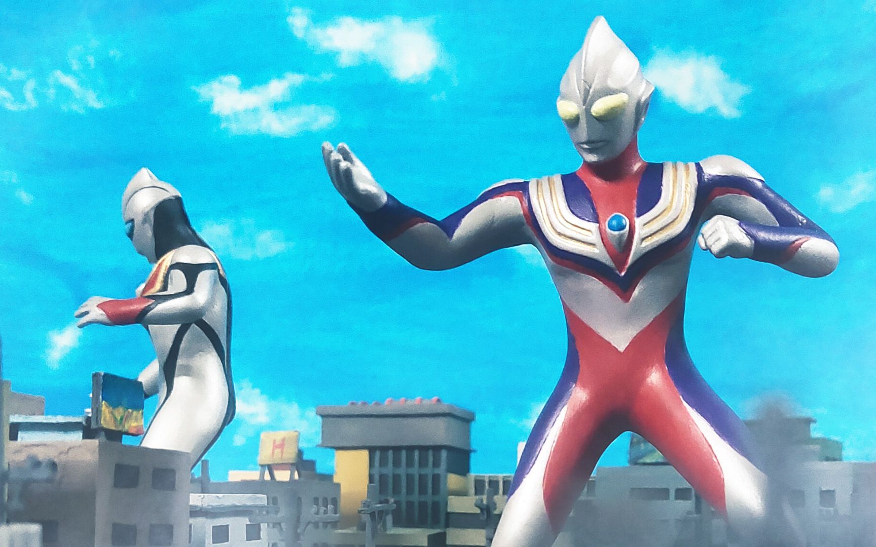 造纸匠耗时33天我造了一座城还原迪迦奥特曼大战邪恶迪迦城市场景