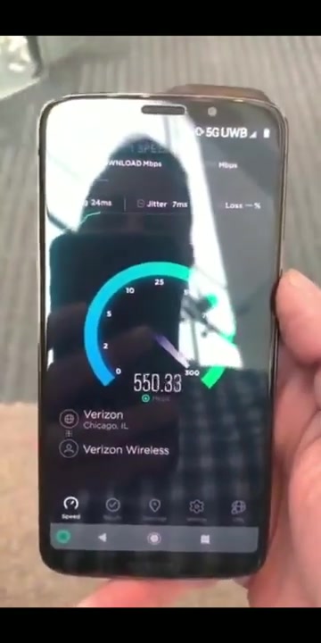 美国 Verizon 5G 网速测试哔哩哔哩bilibili