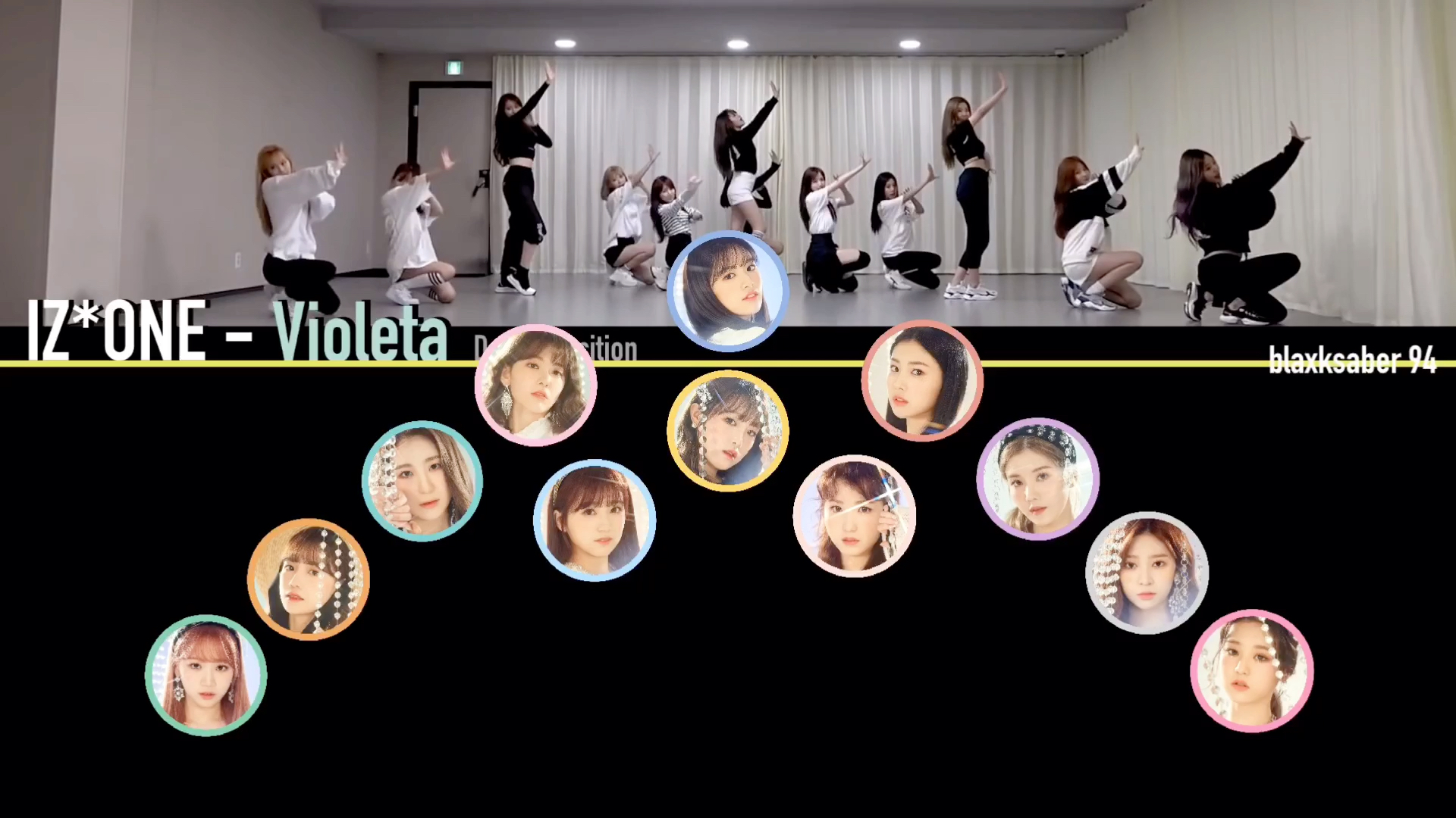 izone-violeta舞蹈走位慢摇版