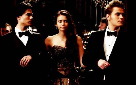 [图]【吸血鬼日记】【结局告别系列】►Stefan Elena Damon “All This Over One Girl”