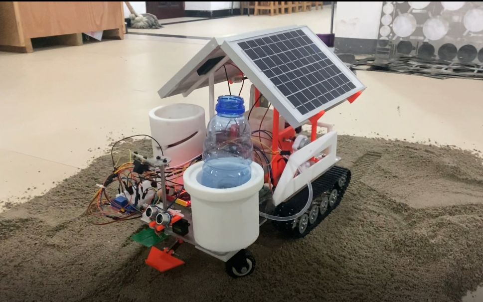 荒漠植发-——智能播种机器人