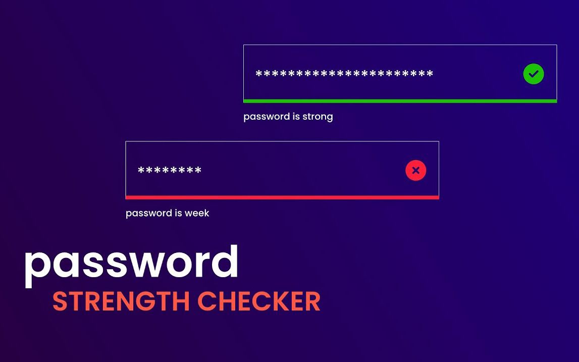 如何使用HTML、CSS和JavaScript制作密码强度指示器哔哩哔哩bilibili