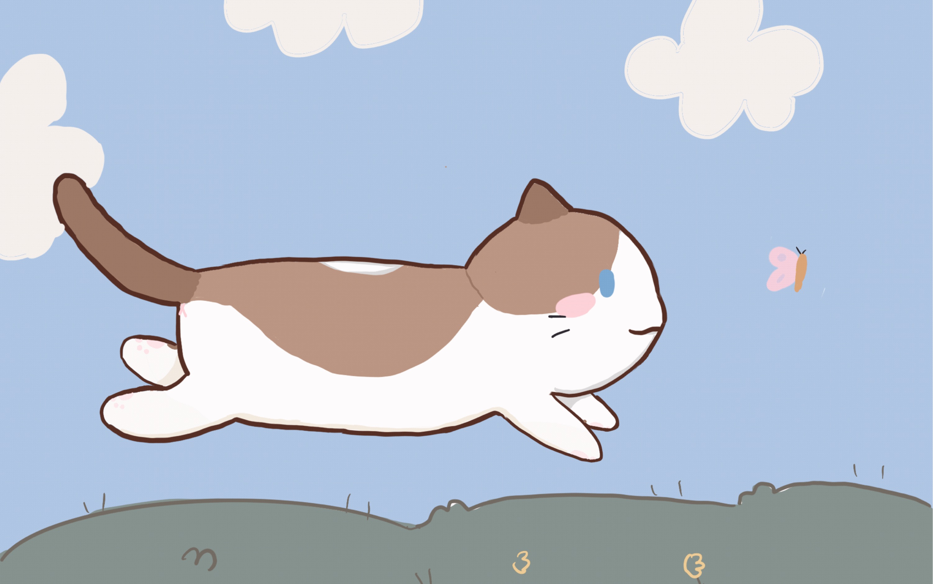 奔跑的猫(成品)