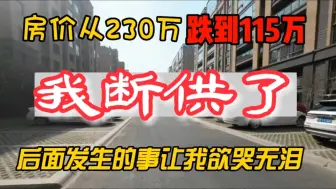 230万的房子跌到115万，我断供了，断供的后果这么大后悔死了