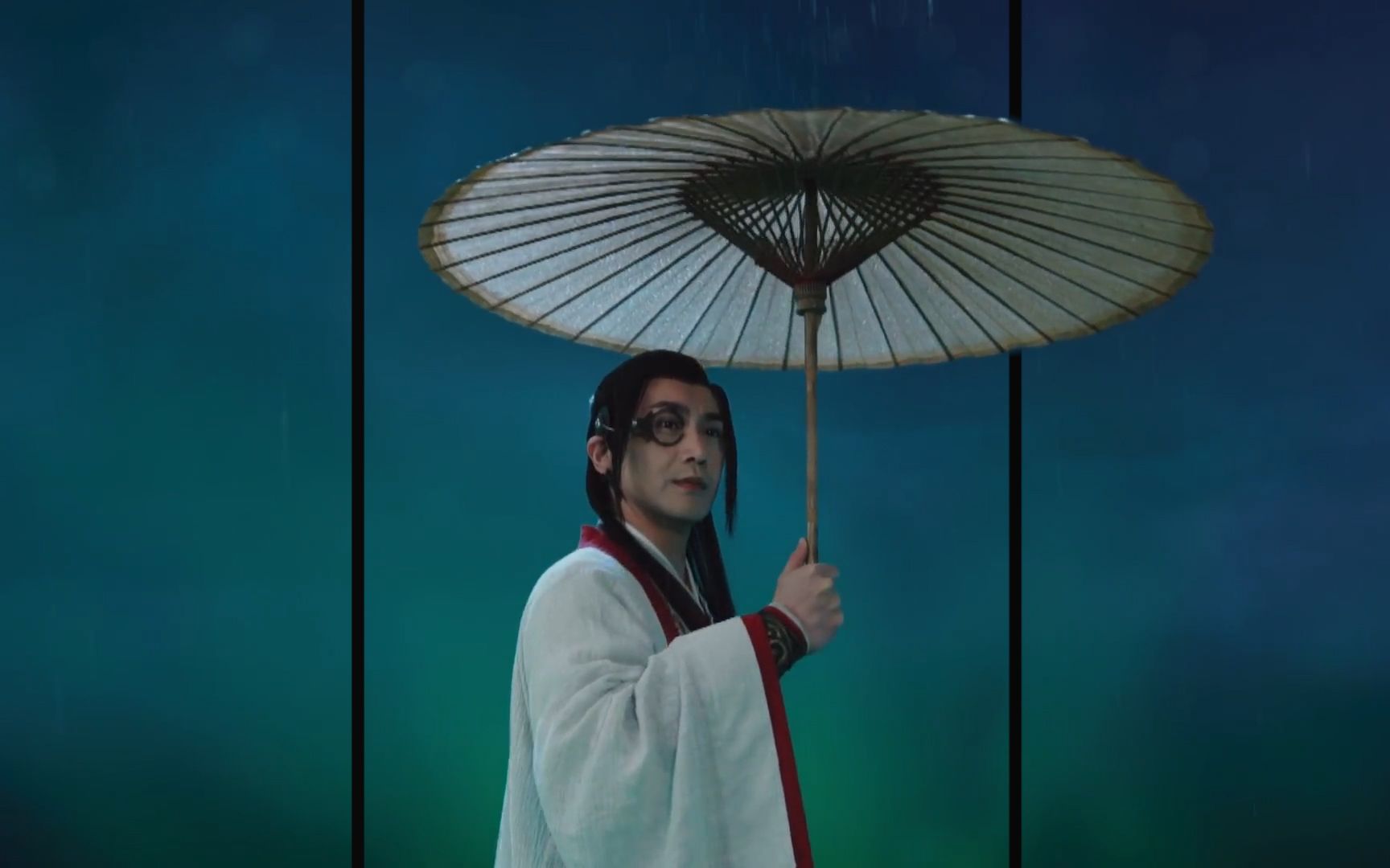 【谢衣|张智尧|立体效果】执伞待故人—伪3d_哔哩哔哩_bilibili