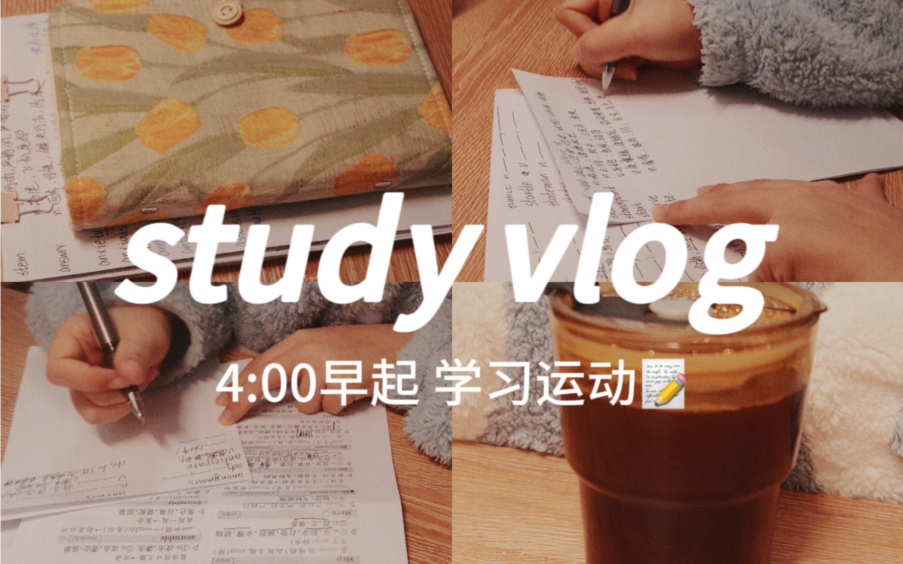 【study vlog 017】早8晚5|4:00早起学习运动|被寒假和搬家打乱的生活哔哩哔哩bilibili