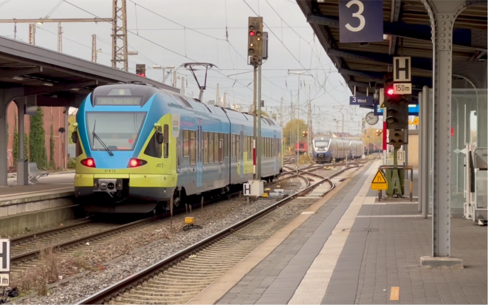 德国帕德伯恩hbf德铁各型区域列车合集