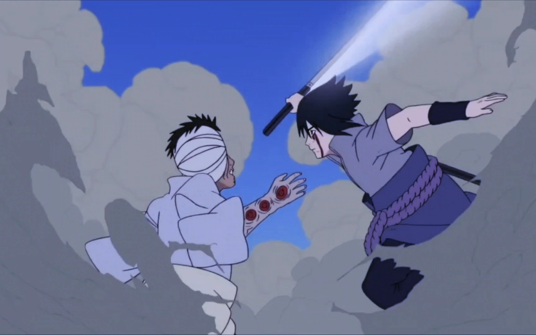 团藏vs佐助(四)仇恨能使写轮眼变强吗