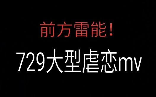 [图]729大型史诗情感虐恋mv！前方高能！！泪目！