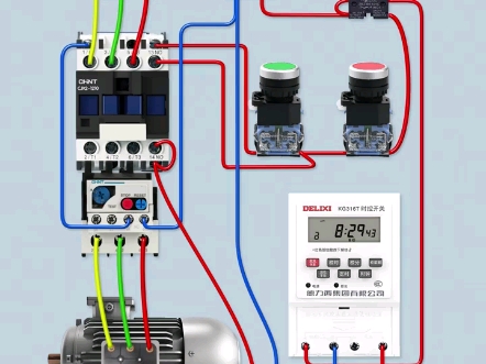时控开关控制电机启停哔哩哔哩bilibili