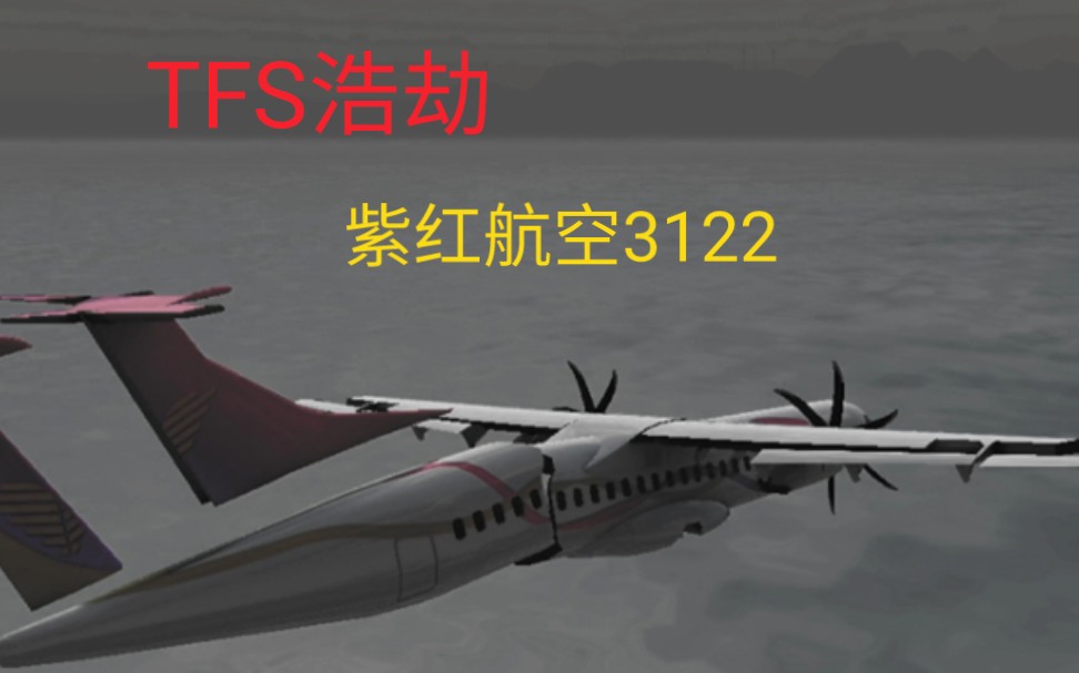 [图]TFS浩劫-紫红航空3122 双发失效水上迫降失败以400公里每小时冲入海中