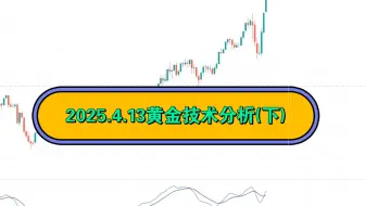 2025.4.13黄金技术分析(下)