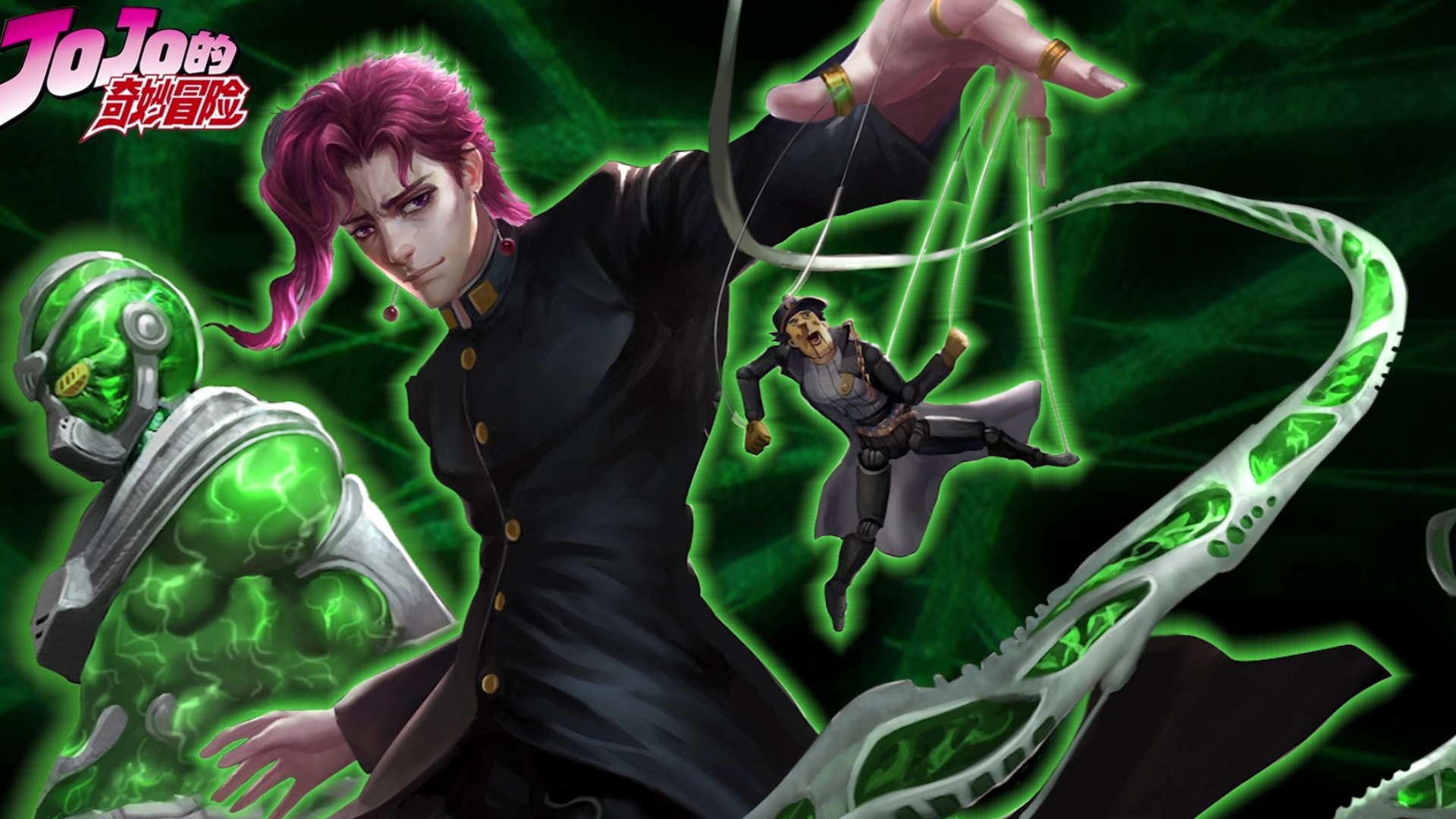 【minecraft/指令/jojo群星闪耀3】绿色法皇替身演示