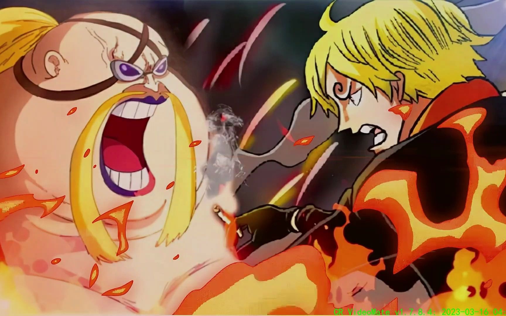 一口气看完山治vs奎因全场高燃战斗,第一幕:首次交锋