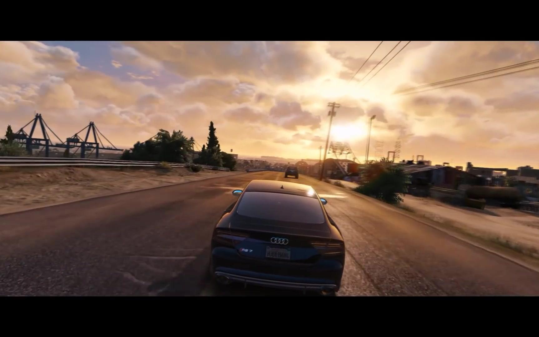 在超高画质的gta5中开车是怎样的体验?