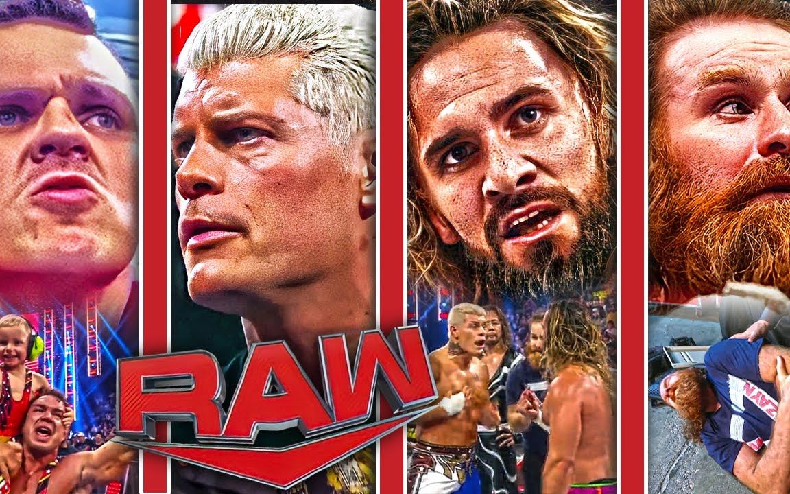 【WWE RAW 8月8日】审判日矛盾加剧,赛斯&科迪联手作战!世界冠军挑战者出现!!哔哩哔哩bilibili