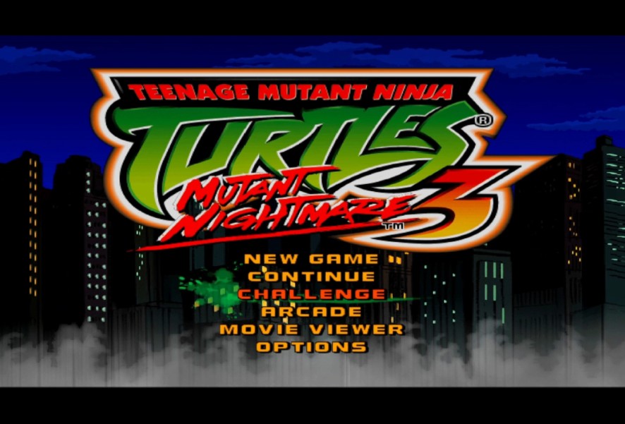 ps2经典游戏-忍者神龟3变异噩梦(电脑版),2005年上线,是忍者神龟系列