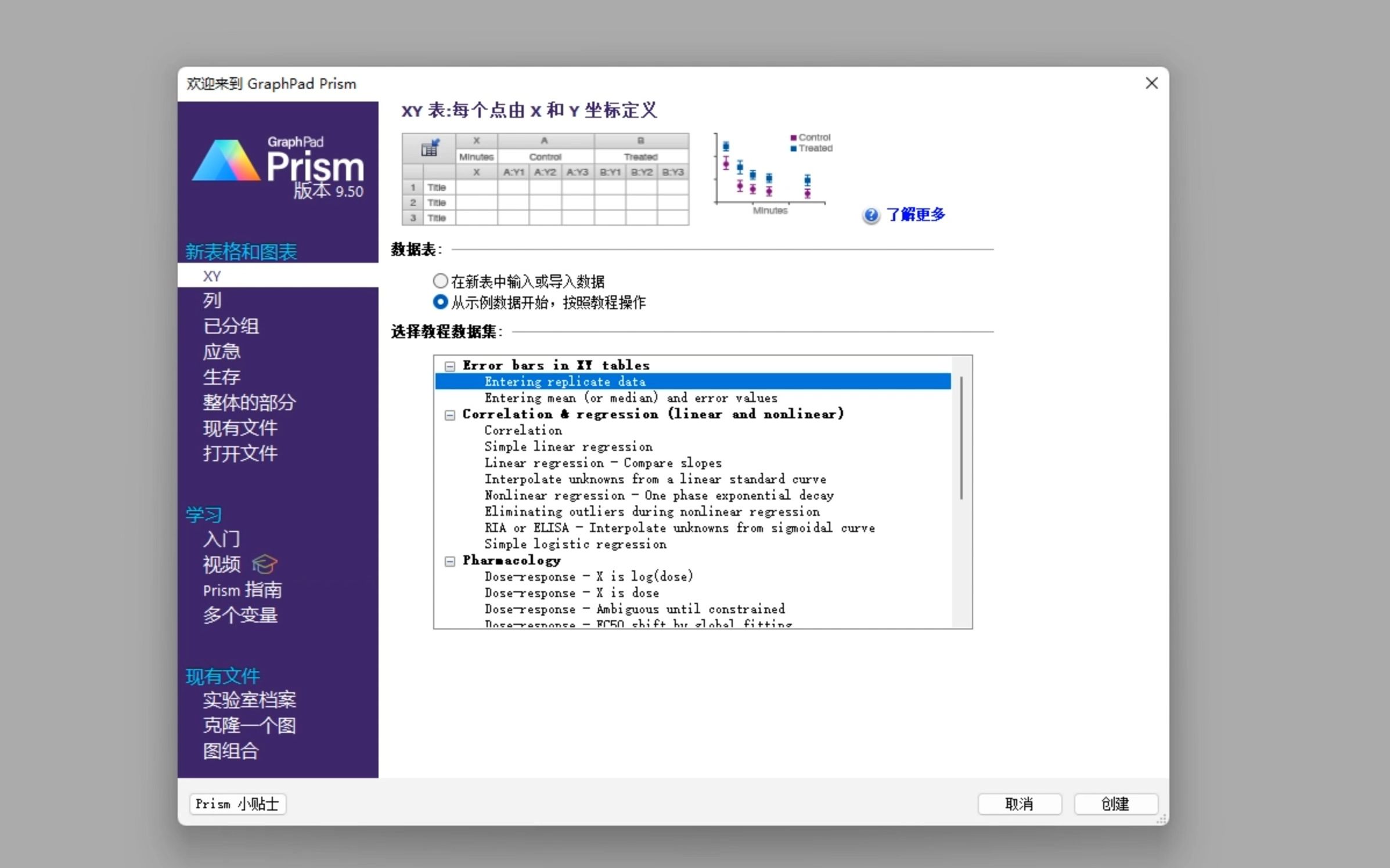 Graphpad Prism 9.5 中文版 生物医药科研绘图软件 快速安装教学 零基础入门教程 支持win7及以上哔哩哔哩bilibili