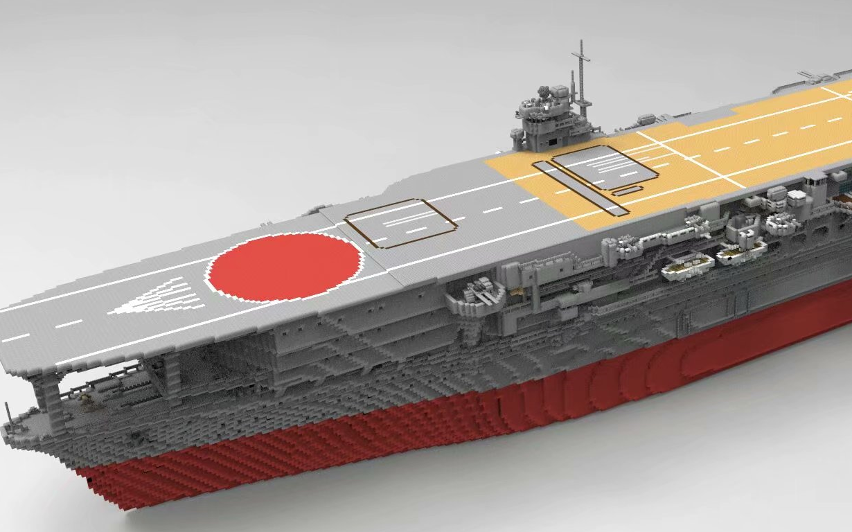 【minecraft模型】空母加贺1942