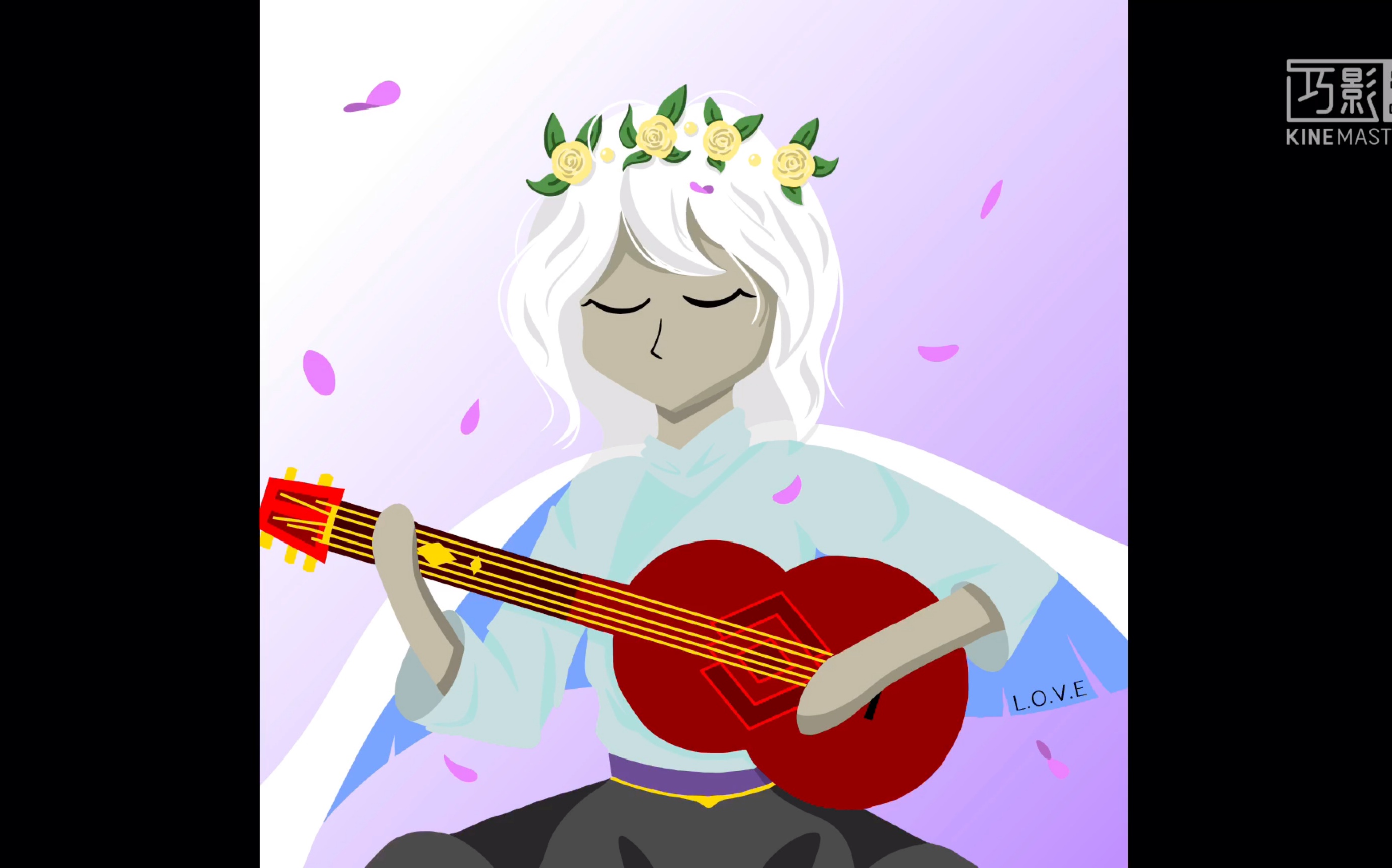 光遇花环第一次画无线稿版的会丑到什么程度呢