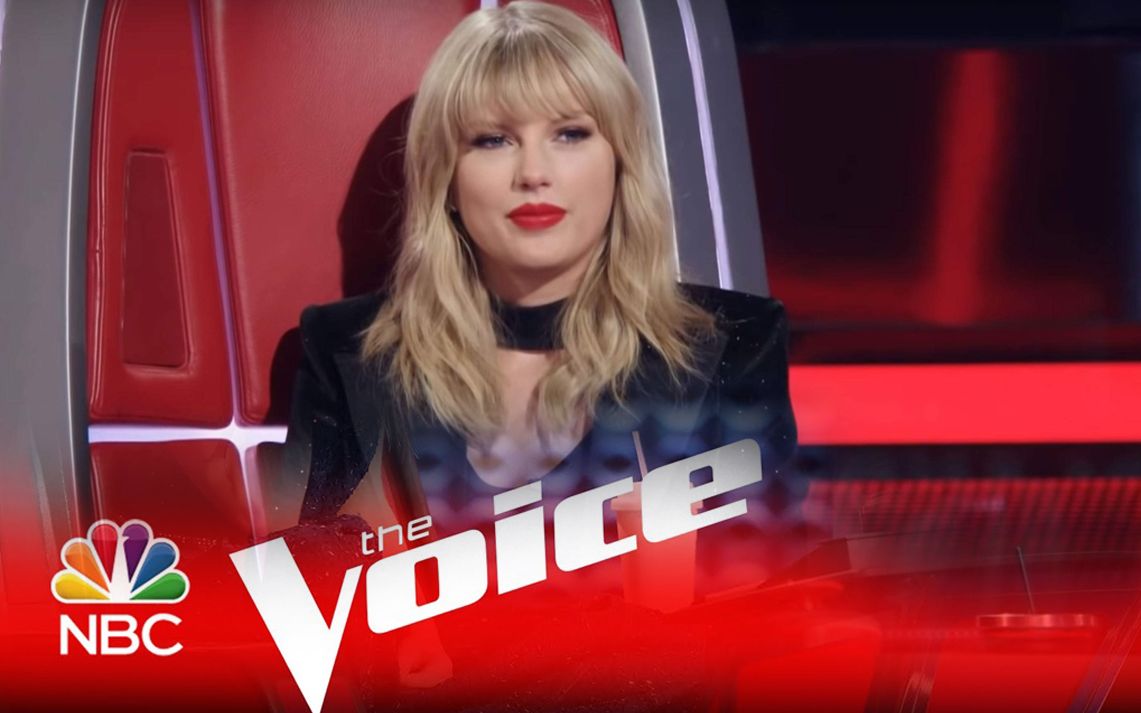 [图]【霉霉好声音】Taylor Swift做客美版第17季The Voice淘汰赛担任超级导师