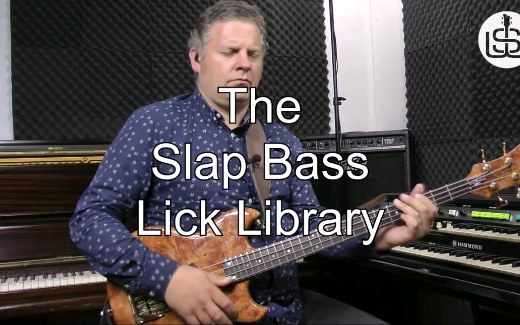 slap bass library lick - bass lesson by scott whitley