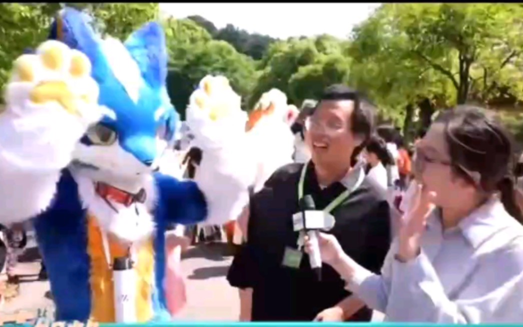 福瑞furry再次上CCTV,主办介绍福瑞文化哔哩哔哩bilibili