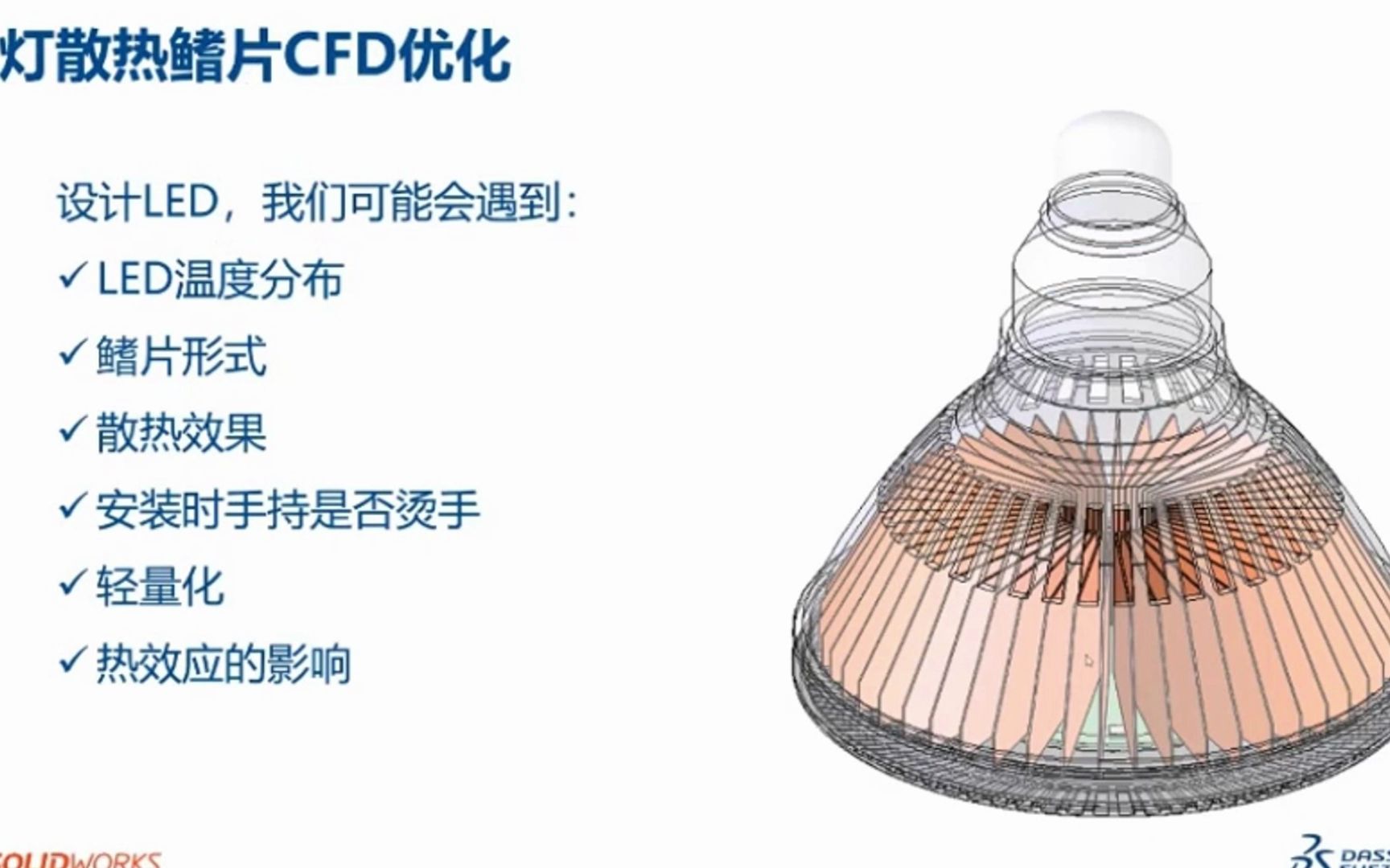 SOLIDWORKS Flow Simulation在LED灯具行业的应用(一)哔哩哔哩bilibili