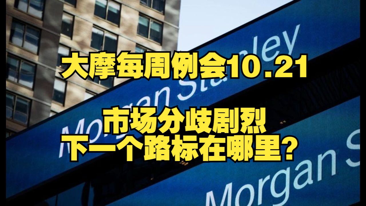 10月21日 大摩每周宏观策略谈 市场分歧剧烈,下一个路标在哪里?哔哩哔哩bilibili