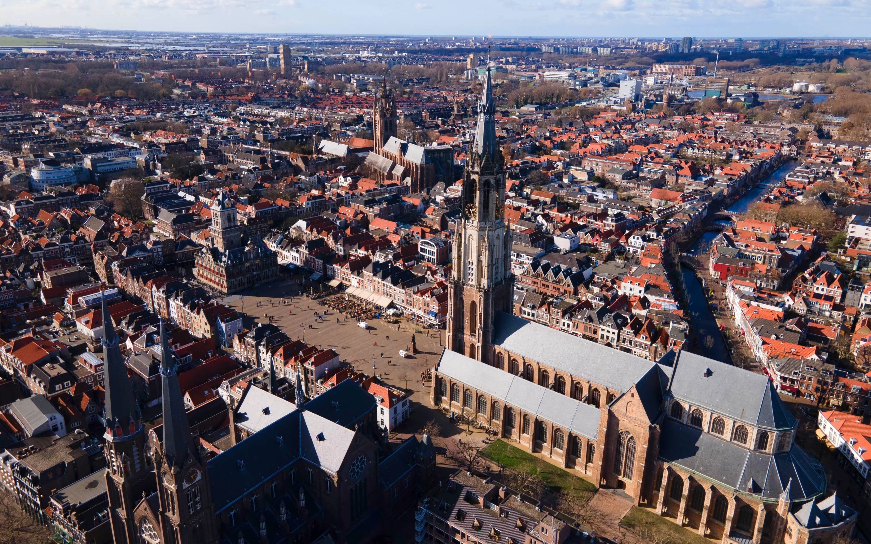 荷兰 | 代尔夫特 | 晴日 | 航拍