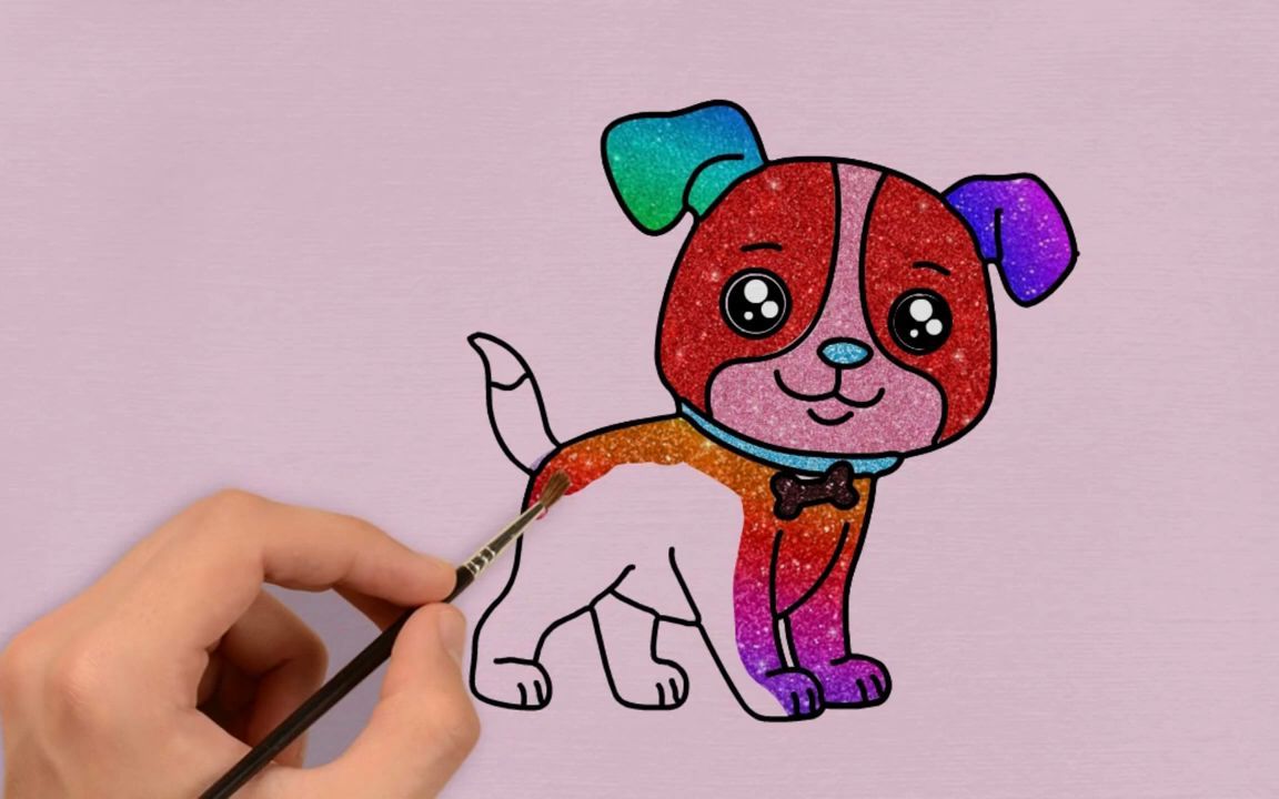 如何画狗 how to draw a dog