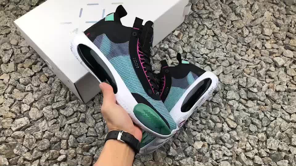 airjordan34bluevoid电光乔34aj34百搭休闲运球鞋13ss