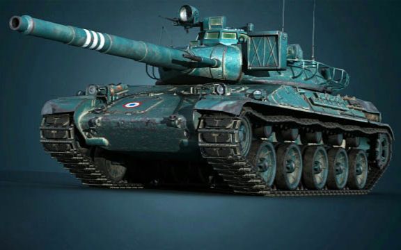 【坦克世界】三环amx 30b 暴力输出9800  6杀勇士